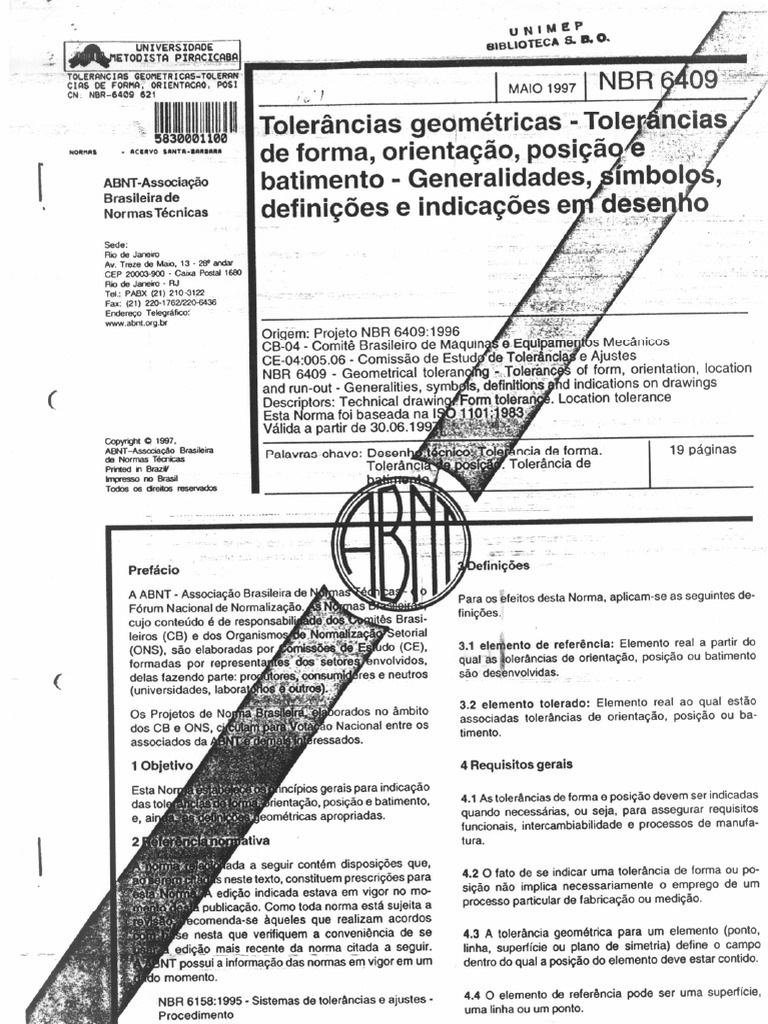 Abnt NBR 6409 | PDF