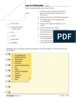 Immigration Pathway To Citizenship - Activities