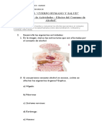 Guía Actividades Alcoholismo 4°