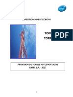 Especificaciones Tecnicas Torres y Torre
