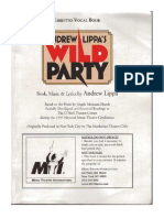 Livrosdeamor.com.Br the Wild Party Lippa Libretto Only
