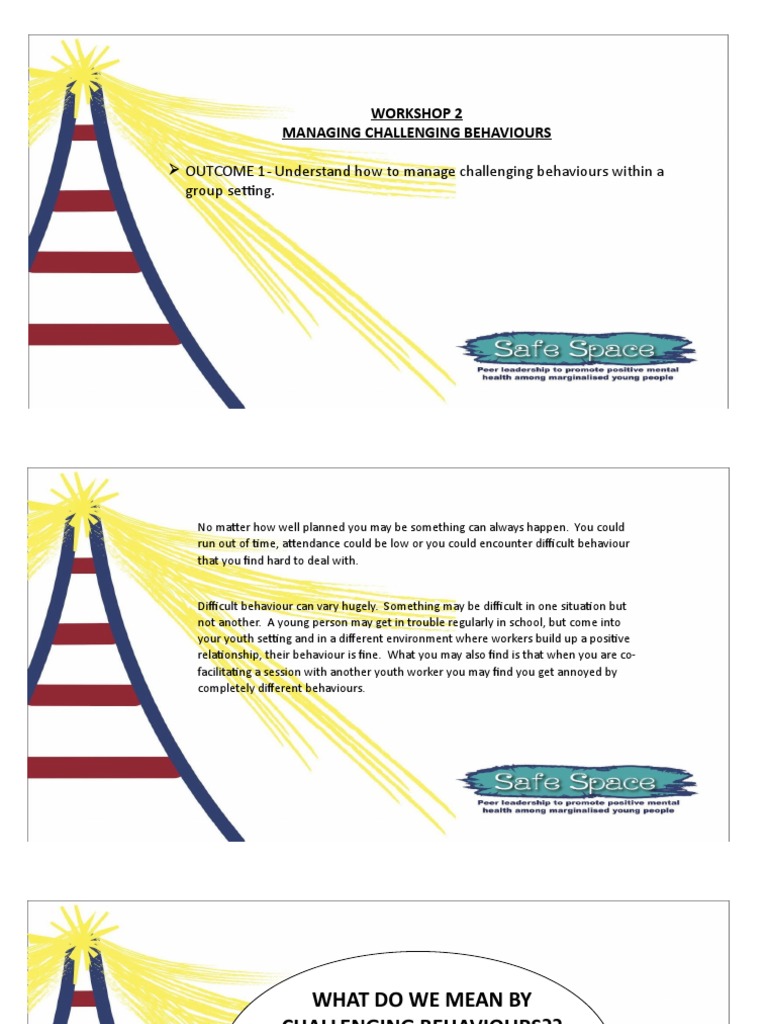 Strategies for Managing Challenging Behaviours | PDF | Behavior ...