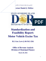 MVET Standardization and Feasibility Report 