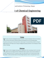 Department of Chemical Engineering: National Institute of Technology, Raipur