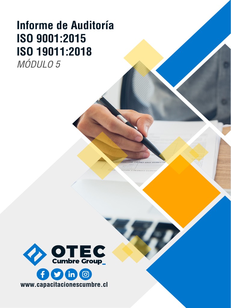 Informe de Auditoría Interna ISO 9001 | PDF | Auditoría | Contralor