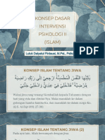 DASAR INTERVENSI PSIKOLOGI (Islam)