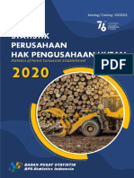 Statistik Perusahaan Hak Pengusahaan Hutan 2020 (2021a)