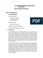 Informe final de prácticas pre-profesionales de psicología organizacional