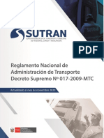 RNAT DS #017-2009-MTC Actualizado N 20