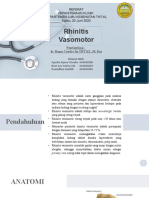 Rhinitis Vasomotor Dr. Bagus Chondro, Sp. THT-KL, M. Kes