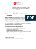 TDR Psicología