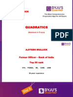 Quadratics: Ajitesh Mullick