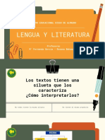 Lengua y Literatura Siluetas Textuales