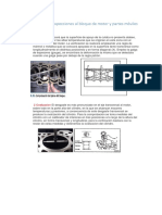 Verificaciones e Inspecciones Al Bloque de Motor y Partes Móviles