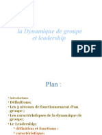 Dynamique de Groupe Et Leadership TCC2