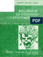 MATURANA, F. Biología de La Cognición y Epistemología