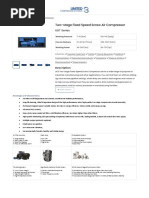 Two-Stage Fixed Speed Screw Air Compressor - UCS