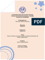 Ruth S. Martínez-Informe de Lectura-Unidad 5 Análisis Del Dictamen Del Auditor Independiente 100482701