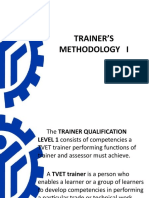 Trainer's Methodology