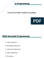 Lecture4 Part2 8086 Assembly Programming