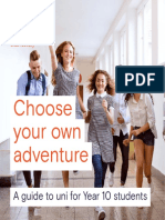 Choose Your Own Adventure: A Guide To Uni For Year 10 Students