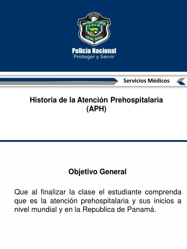 Historia de La APH | PDF | Paramédico | Cuidado de la salud