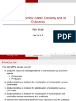 Barter Economy Notes