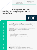 Group 06: Study On Future Growth of p2p Lending On The Perspective of Indiastack