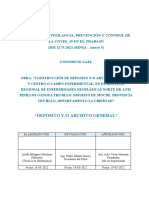 Plan Covid_19 Consorcio  “DEPOSITO YO ARCHIVO GENERAL”