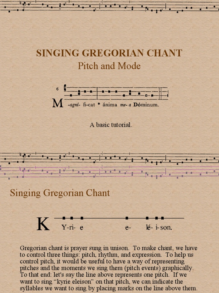 Curso Canto Gregoriano - Gregorian Chant tutorial in portuguese