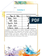 Activity 3: Why Do You Think Rhythm Is Important in Music?