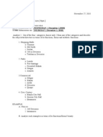 MWF Submissions On: WEDNESDAY (December 1,2010) TTHS Submissions On: THURSDAY (December 2, 2010)