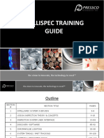Intellispec Training Guide: The Vision To Innovate, The Technology To Excel™