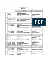 Jadual Aktiviti Kem Kepimpinan Pemimpin Muda