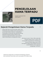 PHPT - Sejarah Dan Pengertian PHT - Inayah Tusilawati Fitri (D1A019011)