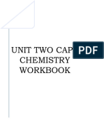 CAPE Unit 2 Chemistry Notes