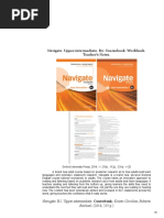 Navigate. Upper-Intermediate. B2. Coursebook. Workbook. Teacher's Notes