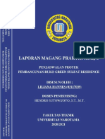 Laporan Magang Praktik Kerja Liliana Hannes 03117039 Teknik Sipil Narotama 26 Februari 2021 Sudah TTD Perusahaan Dan Dosen Pembimbing