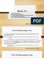 PAS 23-26 Standards