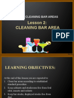 Cleaning Bar Area