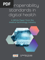 2021-10 COCIR - MTE Interoperability Standards in Digital Health