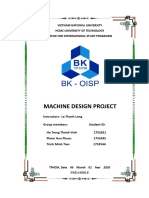 Machine Design Project: Vietnam National University HCMC University of Technology Office For International Study Programs