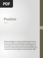 Positive Psychology Module 2