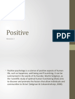 Positive Psychology Module 2