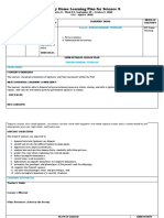 Weekly Home Learning Plan for Science 8