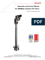 Operation and Service Manual For Hermetic Sampler GTX Chem: Portable Closed Sampling Device