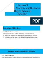 S9 Business Markets and Business Buyer Behavior