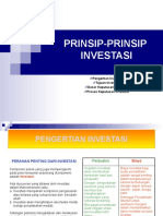 Prinsip Prinsip Investasi