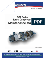 Hanell RC2 Series Screw Compressor Maintenance Manual