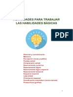 Actividades para Trabajar Las Habilidades Básicas